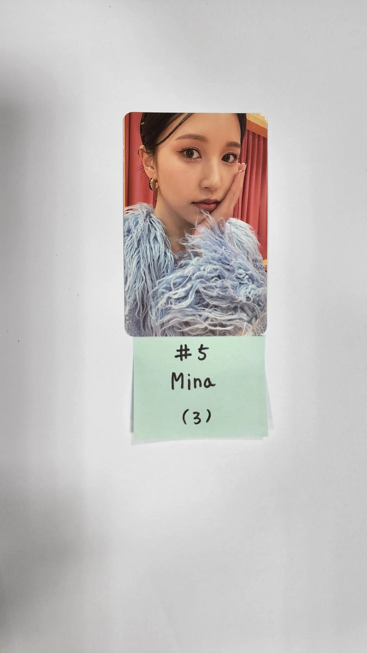 Twice "BETWEEN 1&2" 11th Mini Album - Official Photocard, Message Photocard - HALLYUSUPERSTORE