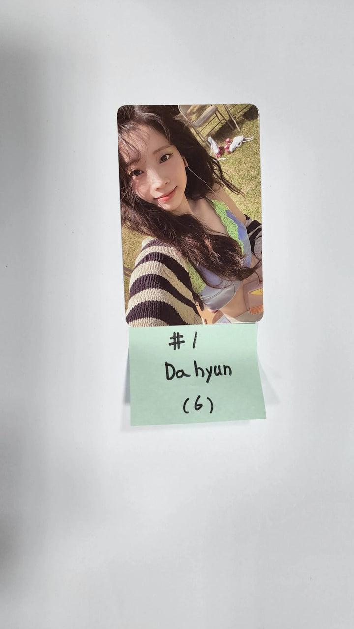 Twice "BETWEEN 1&2" 11th Mini Album - Official Photocard, Message Photocard - HALLYUSUPERSTORE