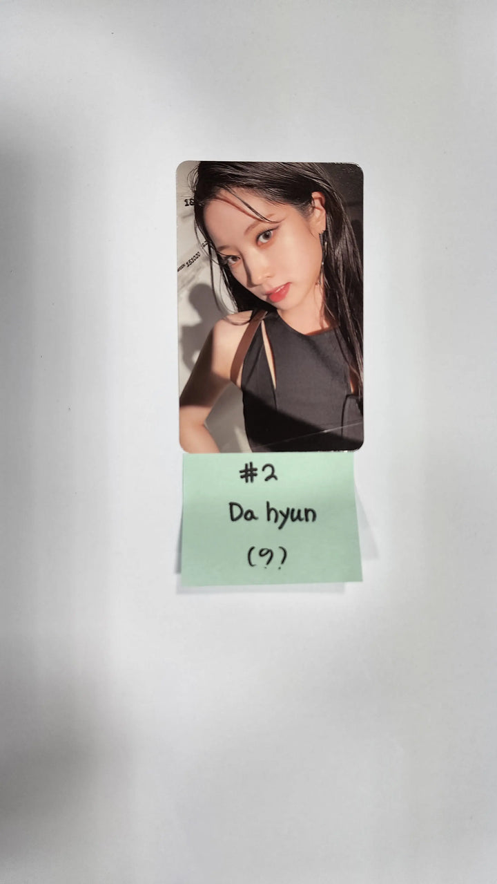 Twice "BETWEEN 1&2" 11th Mini Album - Official Photocard, Message Photocard - HALLYUSUPERSTORE