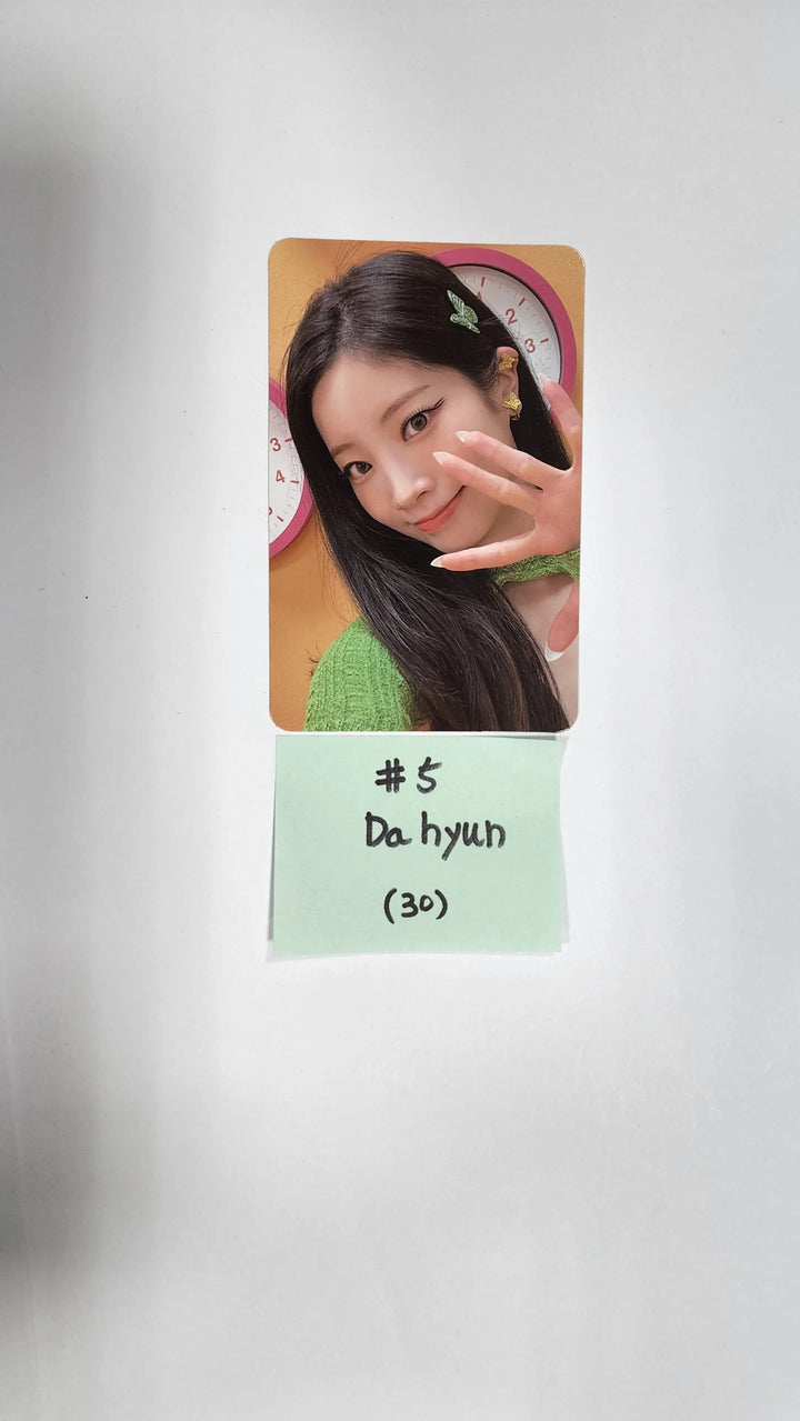 Twice "BETWEEN 1&2" 11th Mini Album - Official Photocard, Message Photocard - HALLYUSUPERSTORE