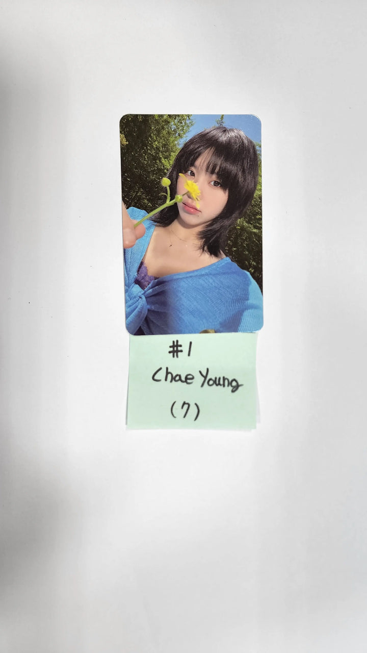 Twice "BETWEEN 1&2" 11th Mini Album - Official Photocard, Message Photocard - HALLYUSUPERSTORE