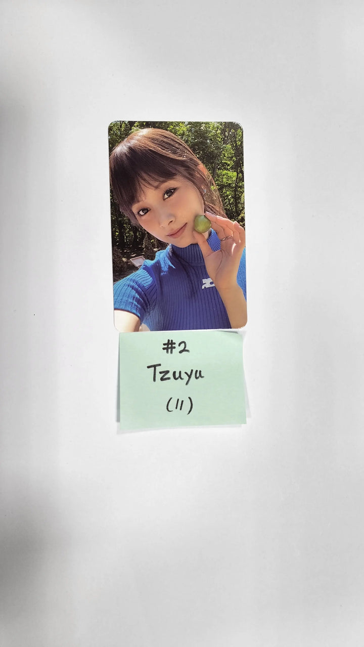 Twice "BETWEEN 1&2" 11th Mini Album - Official Photocard, Message Photocard - HALLYUSUPERSTORE