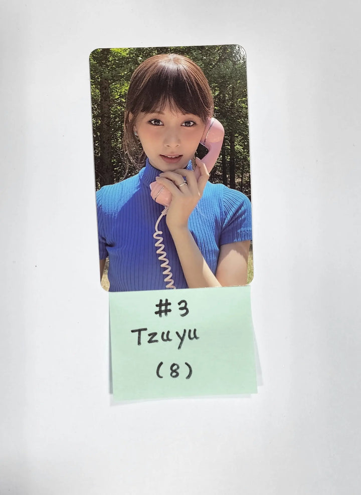 Twice "BETWEEN 1&2" 11th Mini Album - Official Photocard, Message Photocard - HALLYUSUPERSTORE