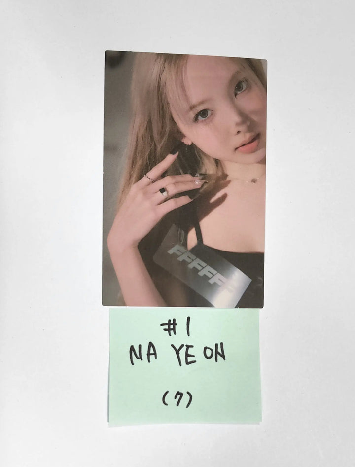 Twice "BETWEEN 1&2" 11th Mini Album - Official Photocard, Message Photocard - HALLYUSUPERSTORE