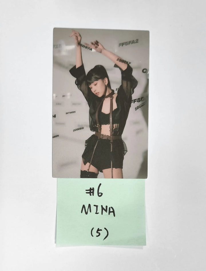 Twice "BETWEEN 1&2" 11th Mini Album - Official Photocard, Message Photocard - HALLYUSUPERSTORE