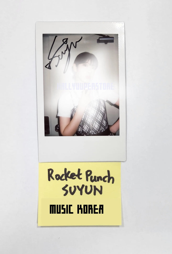 Suyun (Of Rocket Punch) 'FLASH ' - Hand Autographed(Signed) Polaroid - HALLYUSUPERSTORE