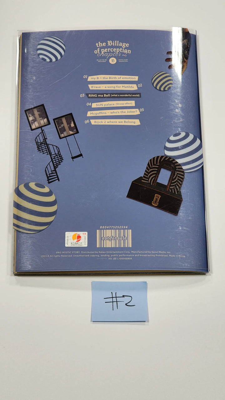 Billlie 'the Billage of perception : chapter two' - Hand Autographed(Signed) Promo Album - HALLYUSUPERSTORE