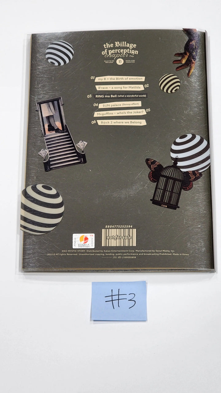 Billlie 'the Billage of perception : chapter two' - Hand Autographed(Signed) Promo Album - HALLYUSUPERSTORE