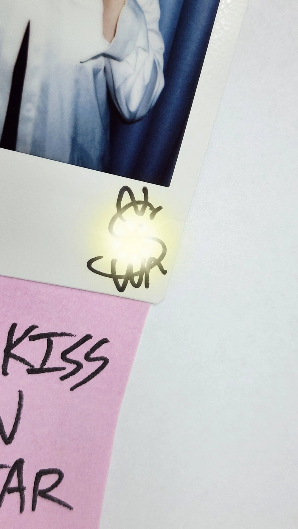 SWAN (of Purple Kiss) 4th mini – Hand Autographed(Signed) Polaroid - HALLYUSUPERSTORE