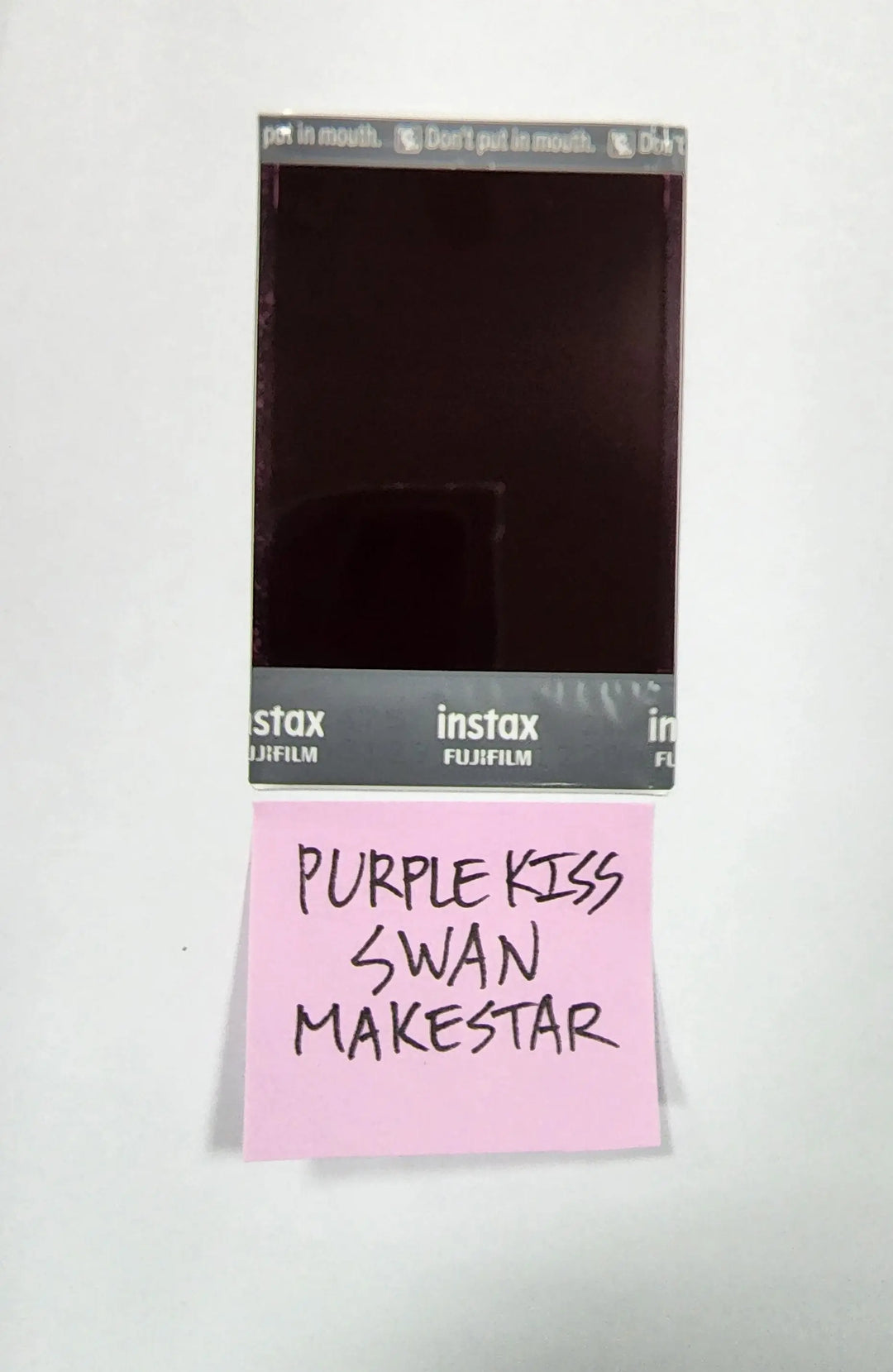 SWAN (of Purple Kiss) 4th mini – Hand Autographed(Signed) Polaroid - HALLYUSUPERSTORE