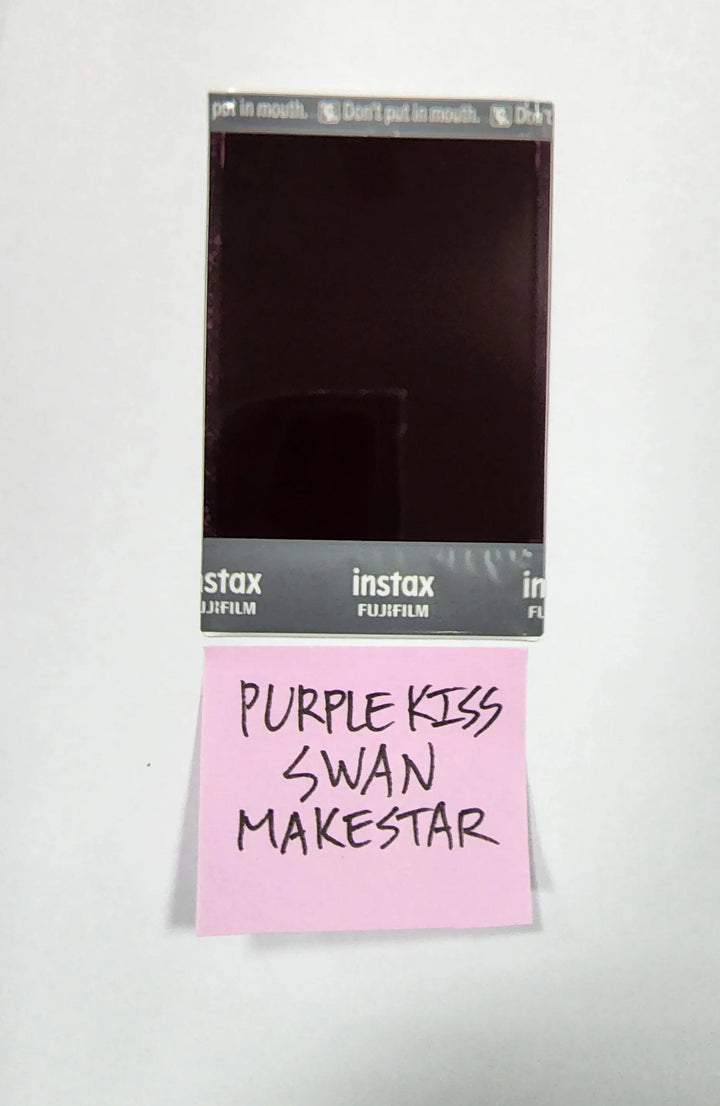 SWAN (of Purple Kiss) 4th mini – Hand Autographed(Signed) Polaroid - HALLYUSUPERSTORE