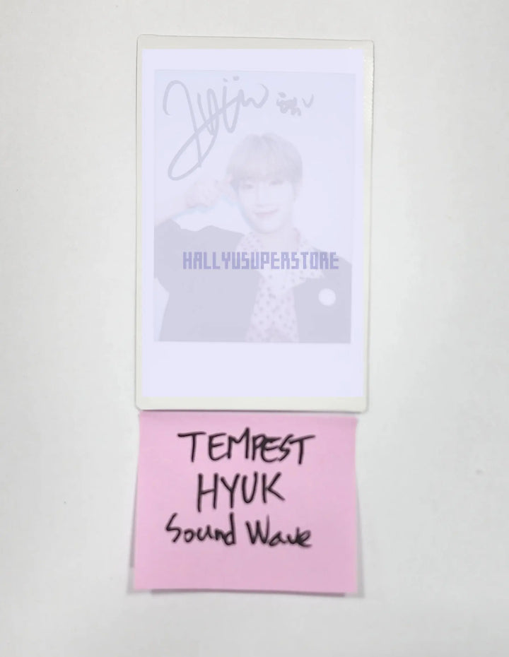 HYUK (Of Tempest) - Hand Autographed(Signed) Polaroid - HALLYUSUPERSTORE