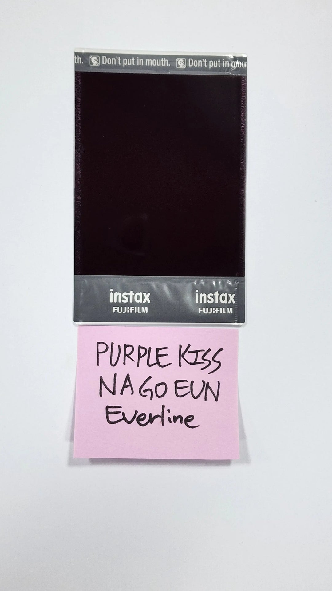 NA GO EUN (of Purple Kiss) 4th mini – Hand Autographed(Signed) Polaroid - HALLYUSUPERSTORE