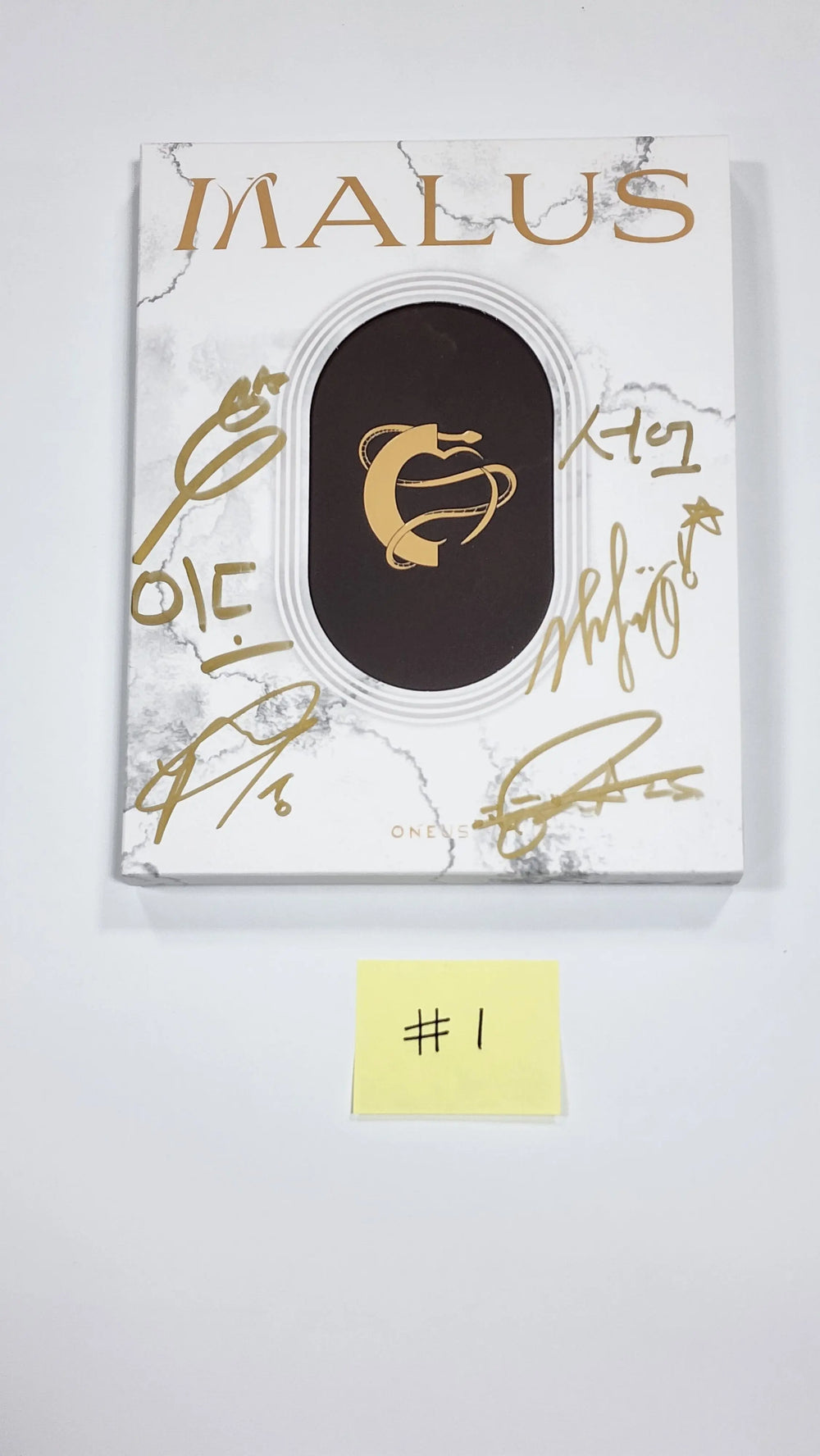 Oneus "MALUS" - Hand Autographed(Signed) Promo Album (Sealed) - HALLYUSUPERSTORE