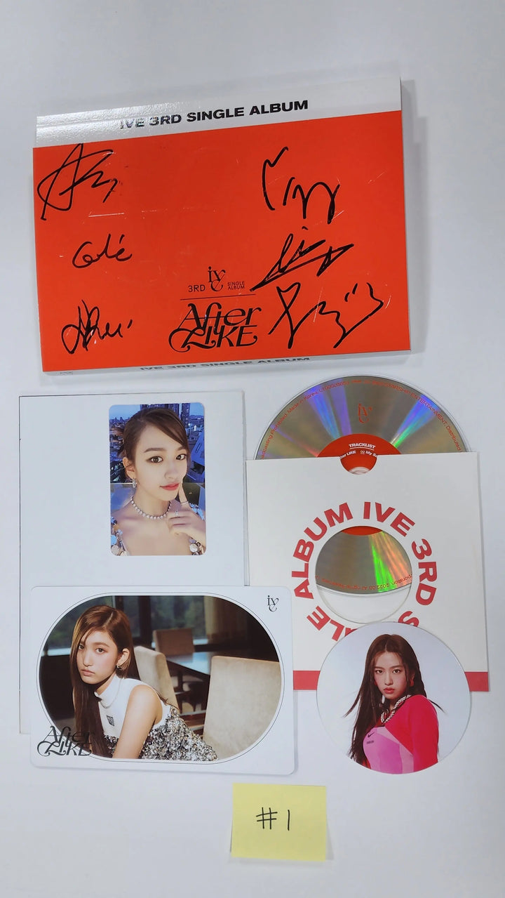 IVE ‘After Like’ - Hand Autographed(Signed) Promo Album - HALLYUSUPERSTORE