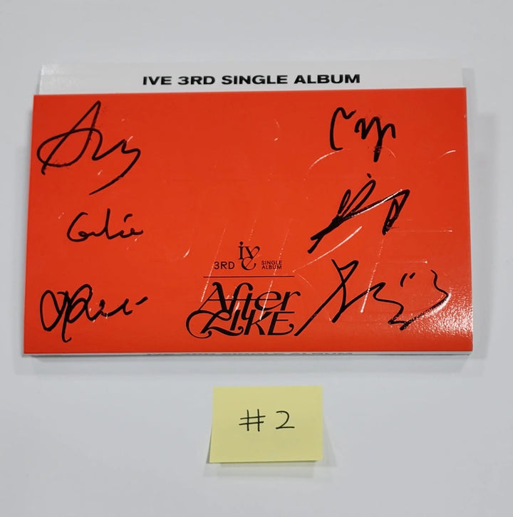IVE ‘After Like’ - Hand Autographed(Signed) Promo Album - HALLYUSUPERSTORE