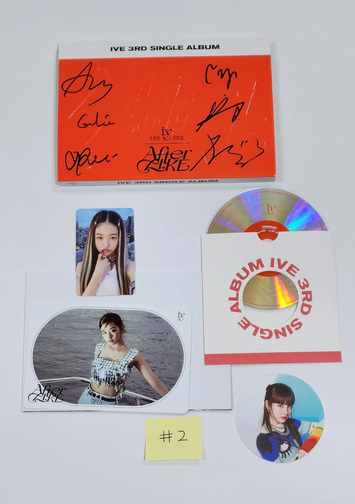 IVE ‘After Like’ - Hand Autographed(Signed) Promo Album - HALLYUSUPERSTORE