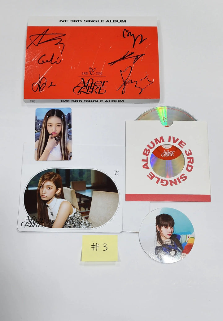 IVE ‘After Like’ - Hand Autographed(Signed) Promo Album - HALLYUSUPERSTORE