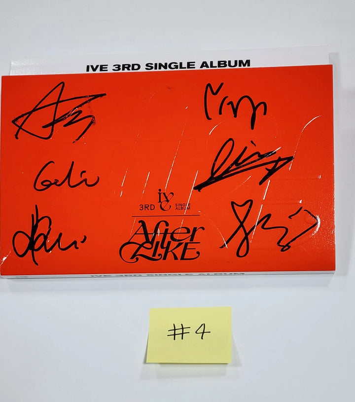 IVE ‘After Like’ - Hand Autographed(Signed) Promo Album - HALLYUSUPERSTORE