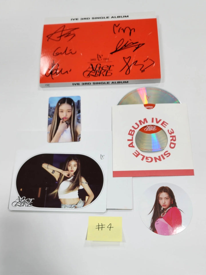 IVE ‘After Like’ - Hand Autographed(Signed) Promo Album - HALLYUSUPERSTORE