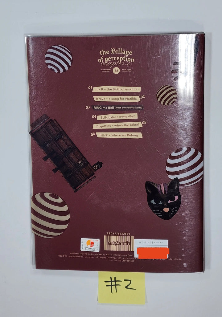 Billlie 'the Billage of perception : chapter two' - Hand Autographed(Signed) Promo Album - HALLYUSUPERSTORE