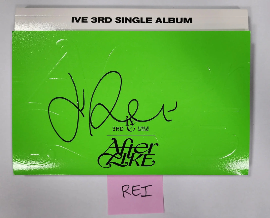 REI (of IVE) ‘After Like’ - Hand Autographed(Signed) Promo Album - HALLYUSUPERSTORE