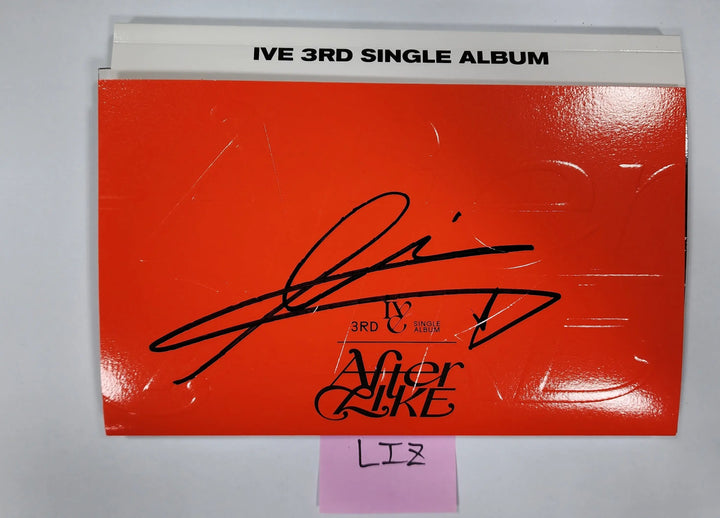 LIZ (of IVE) ‘After Like’ - Hand Autographed(Signed) Promo Album - HALLYUSUPERSTORE