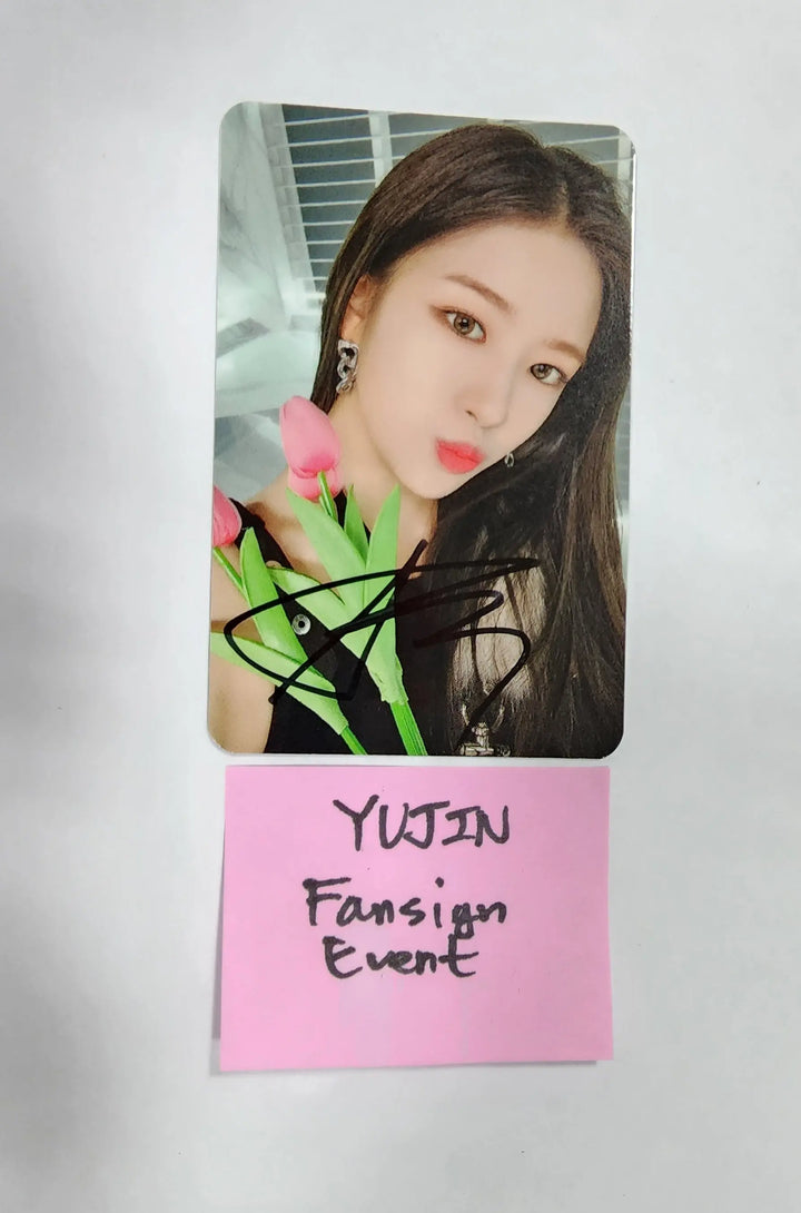 Yujin (of IVE) 'After Like' - Hand Autographed(Signed) Photocard - HALLYUSUPERSTORE