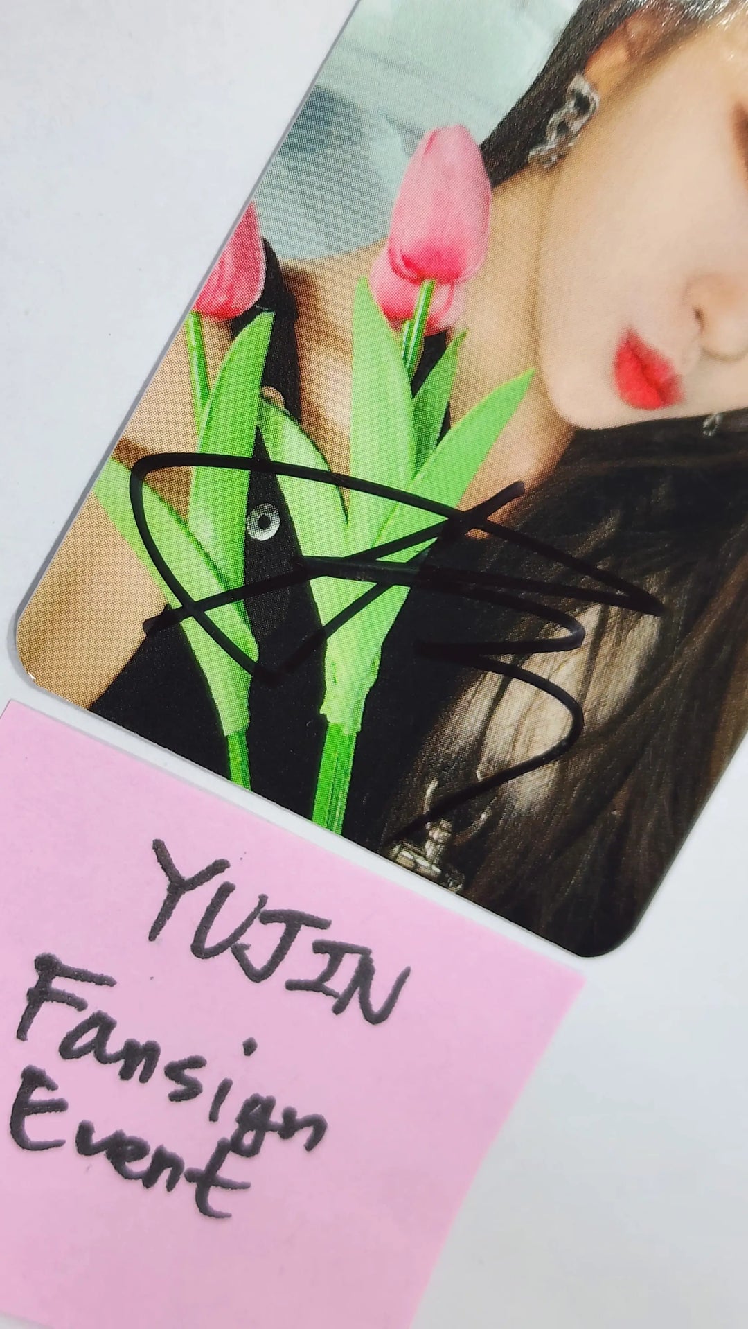 Yujin (of IVE) 'After Like' - Hand Autographed(Signed) Photocard - HALLYUSUPERSTORE