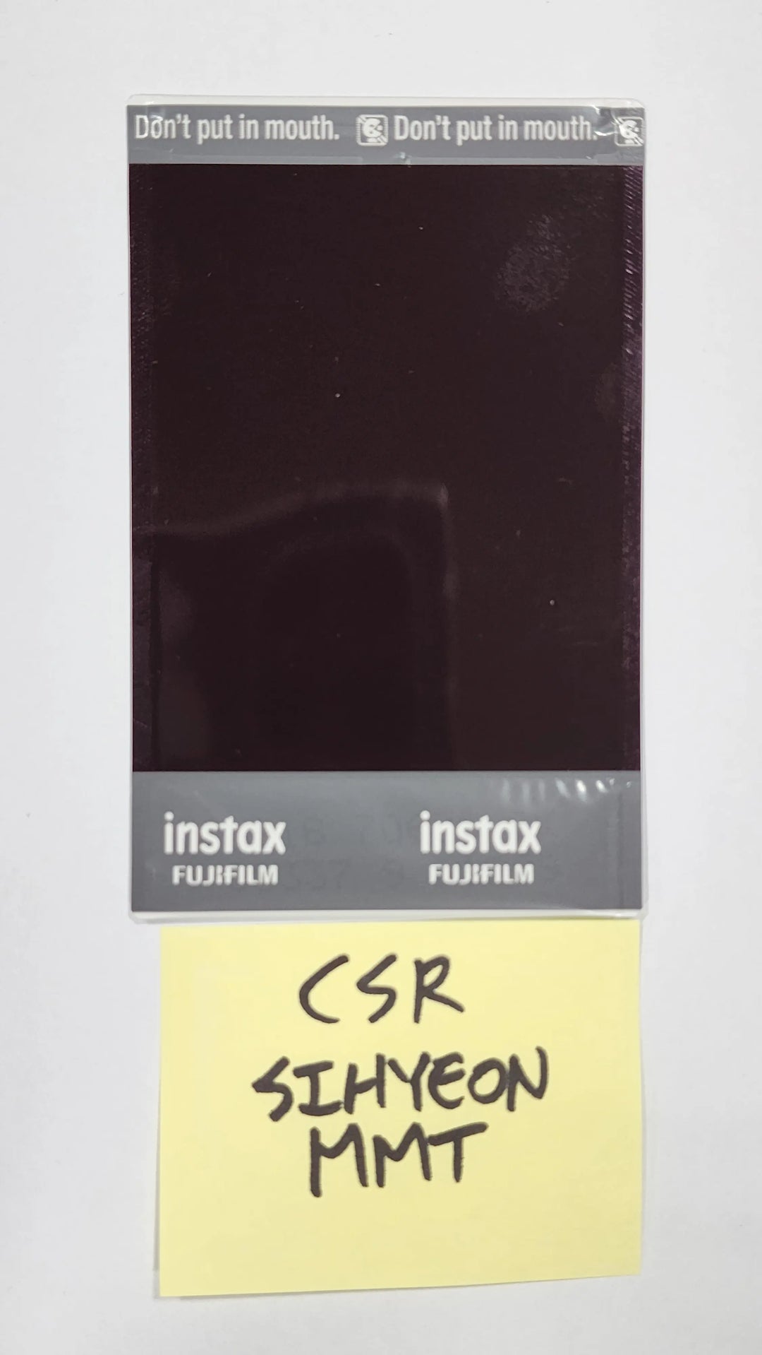 SIHYEON (of CSR) "Sequencce : 7272" - Hand Autographed(Signed) Polaroid - HALLYUSUPERSTORE