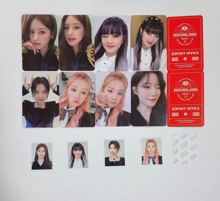 (g) I-DLE "NEVERLAND" - Official Fan Club 3rd Kit Photocard, ID Photo - HALLYUSUPERSTORE