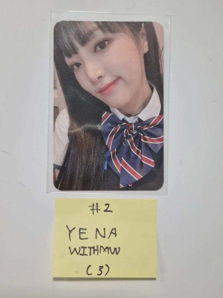 YENA - 2nd Mini "SMARTPHONE" - Withmuu Fansign Event Photocard Round 2 - HALLYUSUPERSTORE