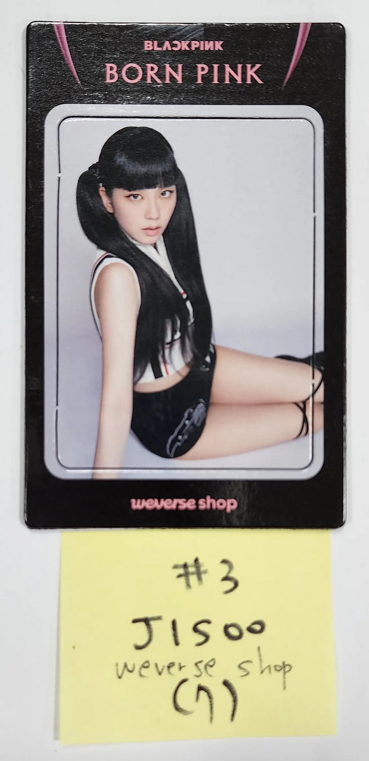 BLACK PINK "Born Pink" - Weverse Shop Pre-Order Benefit Photocard, Magnet Photocard, Lenticular Postcard - HALLYUSUPERSTORE