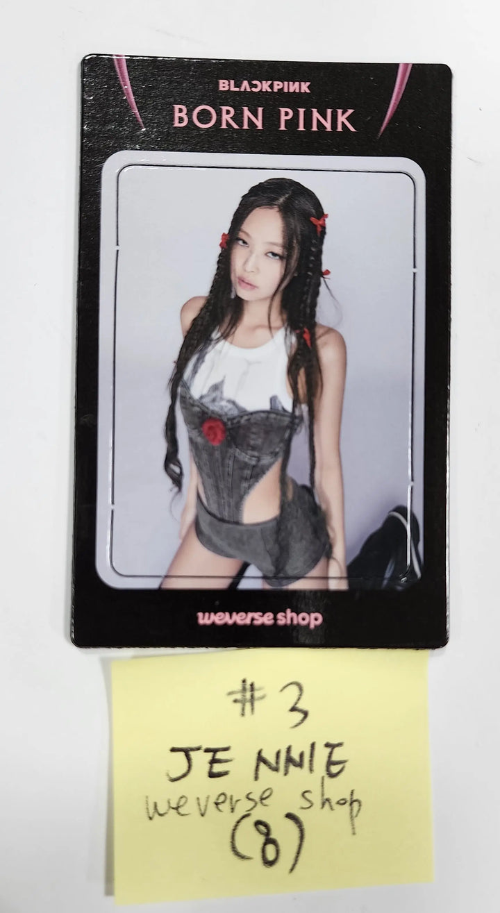 BLACK PINK "Born Pink" - Weverse Shop Pre-Order Benefit Photocard, Magnet Photocard, Lenticular Postcard - HALLYUSUPERSTORE