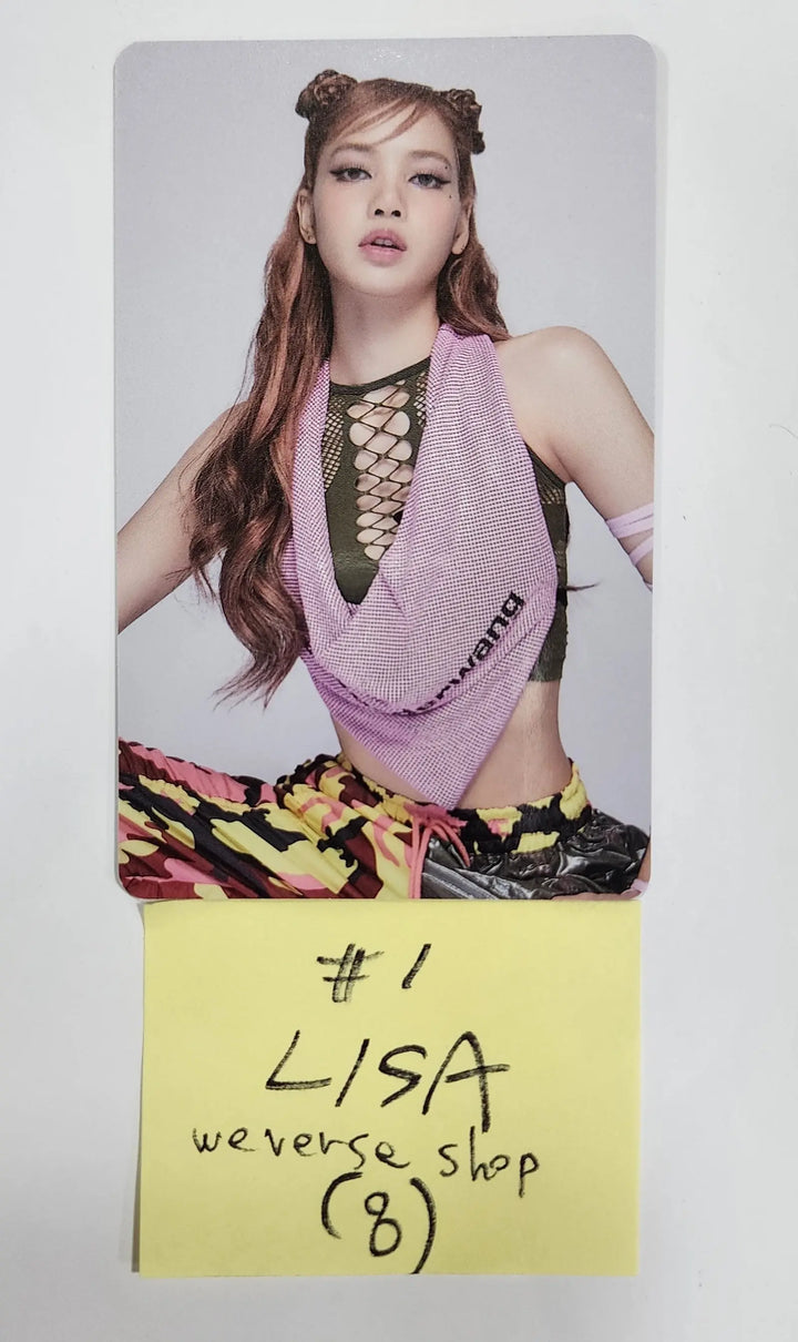 BLACK PINK "Born Pink" - Weverse Shop Pre-Order Benefit Photocard, Magnet Photocard, Lenticular Postcard - HALLYUSUPERSTORE