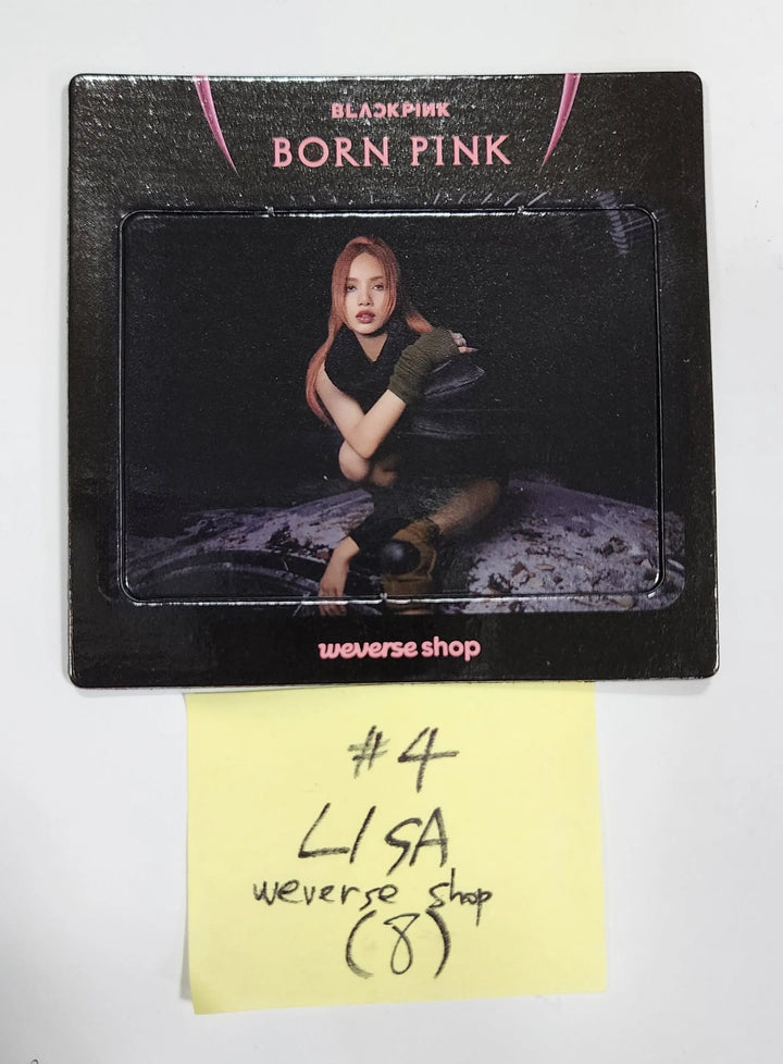 BLACK PINK "Born Pink" - Weverse Shop Pre-Order Benefit Photocard, Magnet Photocard, Lenticular Postcard - HALLYUSUPERSTORE