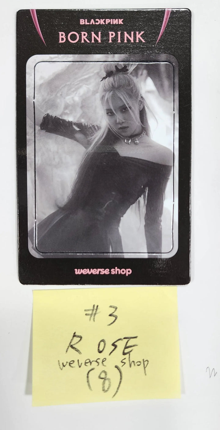 BLACK PINK "Born Pink" - Weverse Shop Pre-Order Benefit Photocard, Magnet Photocard, Lenticular Postcard - HALLYUSUPERSTORE