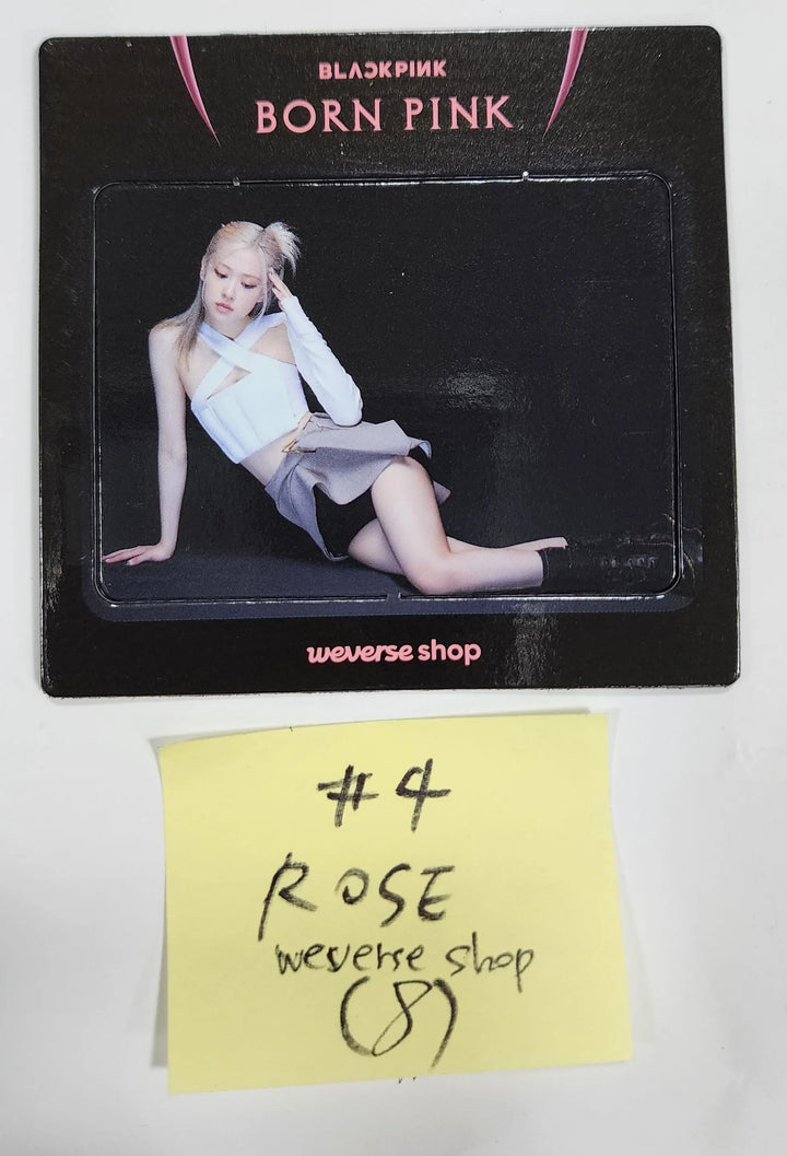 BLACK PINK "Born Pink" - Weverse Shop Pre-Order Benefit Photocard, Magnet Photocard, Lenticular Postcard - HALLYUSUPERSTORE