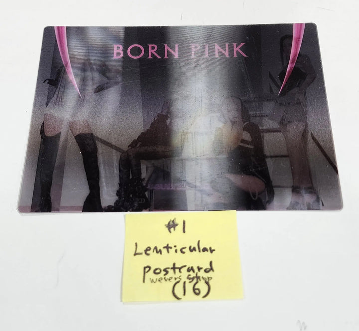 BLACK PINK "Born Pink" - Weverse Shop Pre-Order Benefit Photocard, Magnet Photocard, Lenticular Postcard - HALLYUSUPERSTORE