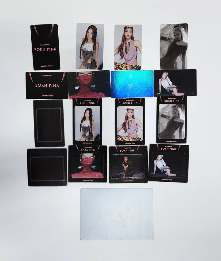 BLACK PINK "Born Pink" - Weverse Shop Pre-Order Benefit Photocard, Magnet Photocard, Lenticular Postcard - HALLYUSUPERSTORE