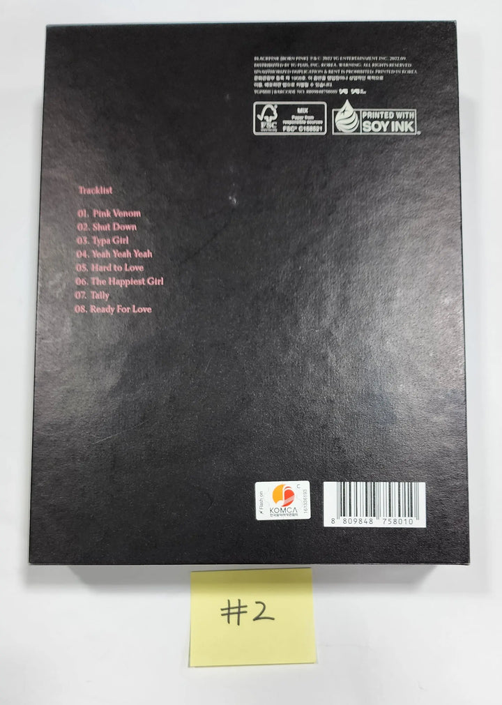 BLACK PINK "Born Pink" - Hand Autographed(Signed) Album - HALLYUSUPERSTORE