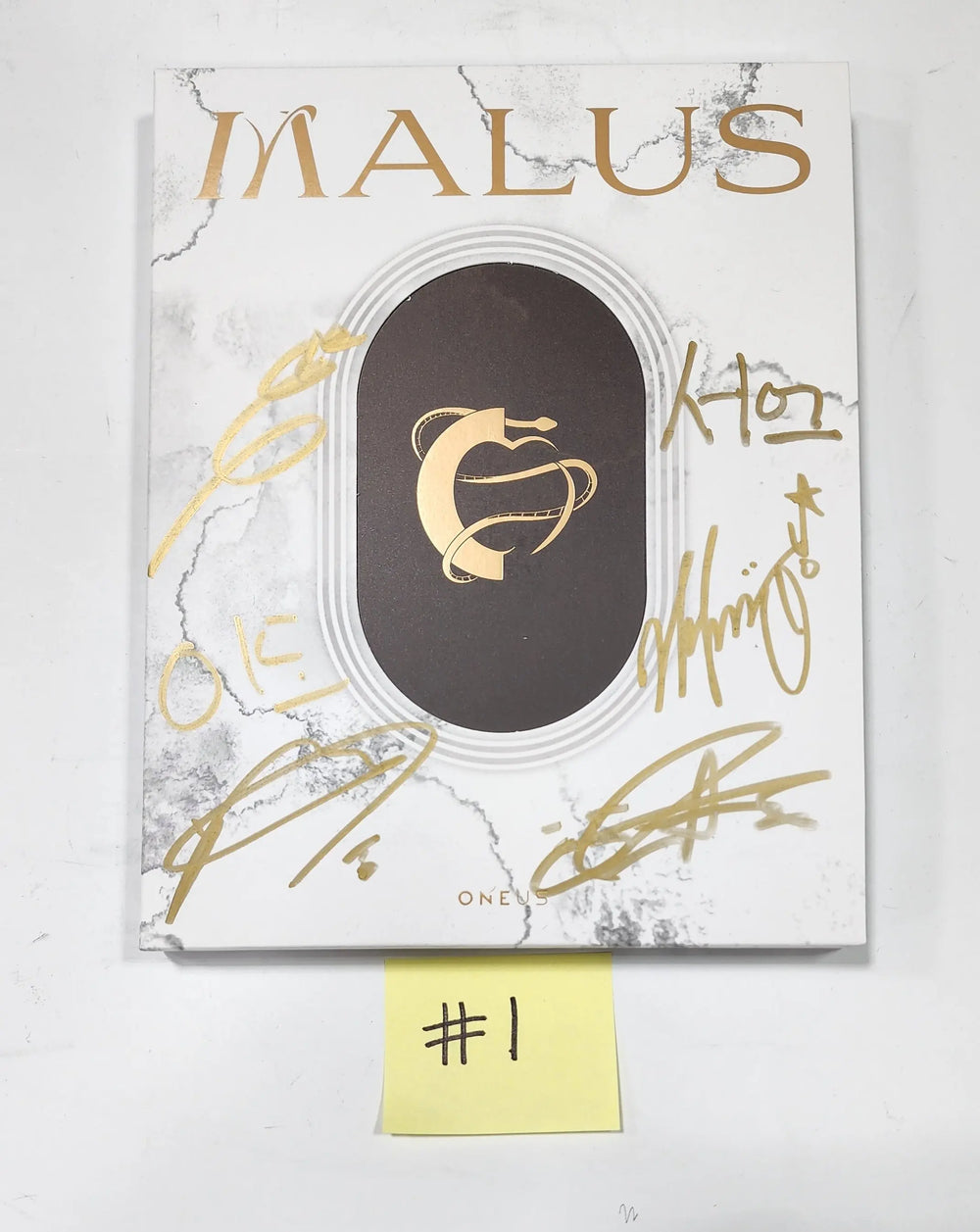 Oneus "MALUS" - Hand Autographed(Signed) Promo Album - HALLYUSUPERSTORE