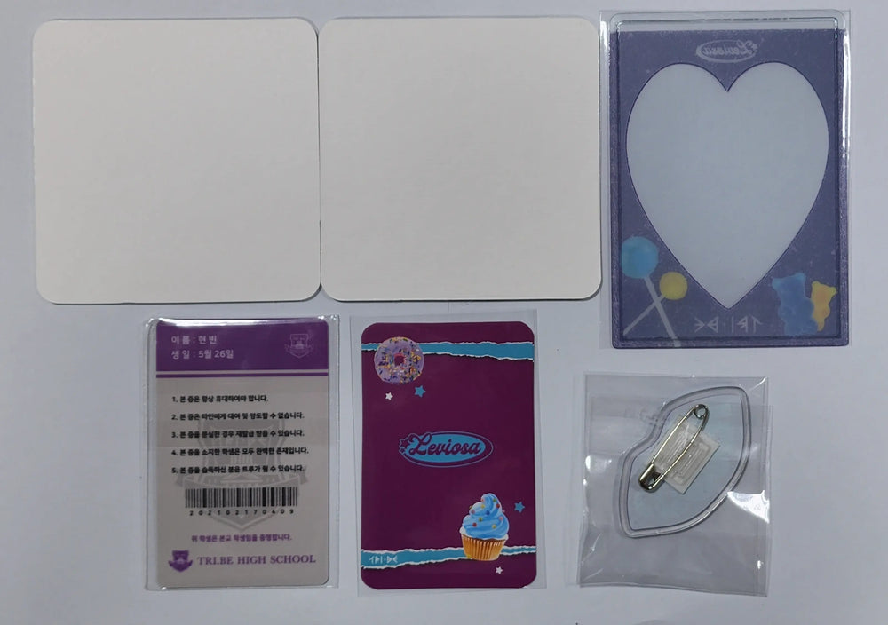 TRI.BE 'LEVIOSA' - Fansign Event winner MD (Hyunbin ID Card + ETC) - HALLYUSUPERSTORE