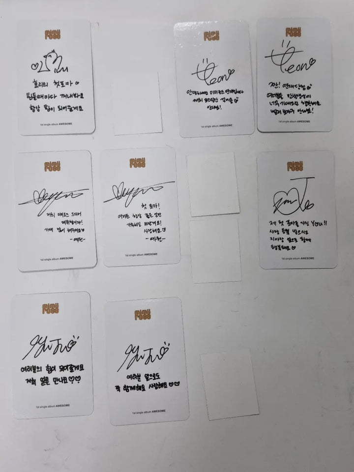 Mimiirose "AWESOME" 1st Single - Officail Photocard, ID Photo - HALLYUSUPERSTORE