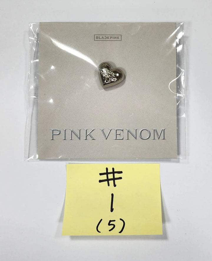 Black Pink "PINK VENOM" - Official Pin Badge - HALLYUSUPERSTORE