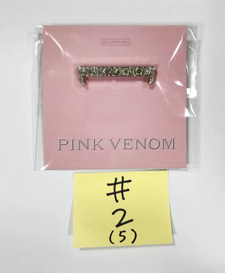 Black Pink "PINK VENOM" - Official Pin Badge - HALLYUSUPERSTORE