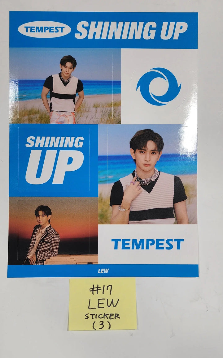 TEMPEST "SHINING UP" - Official Postcard, Sticker - HALLYUSUPERSTORE