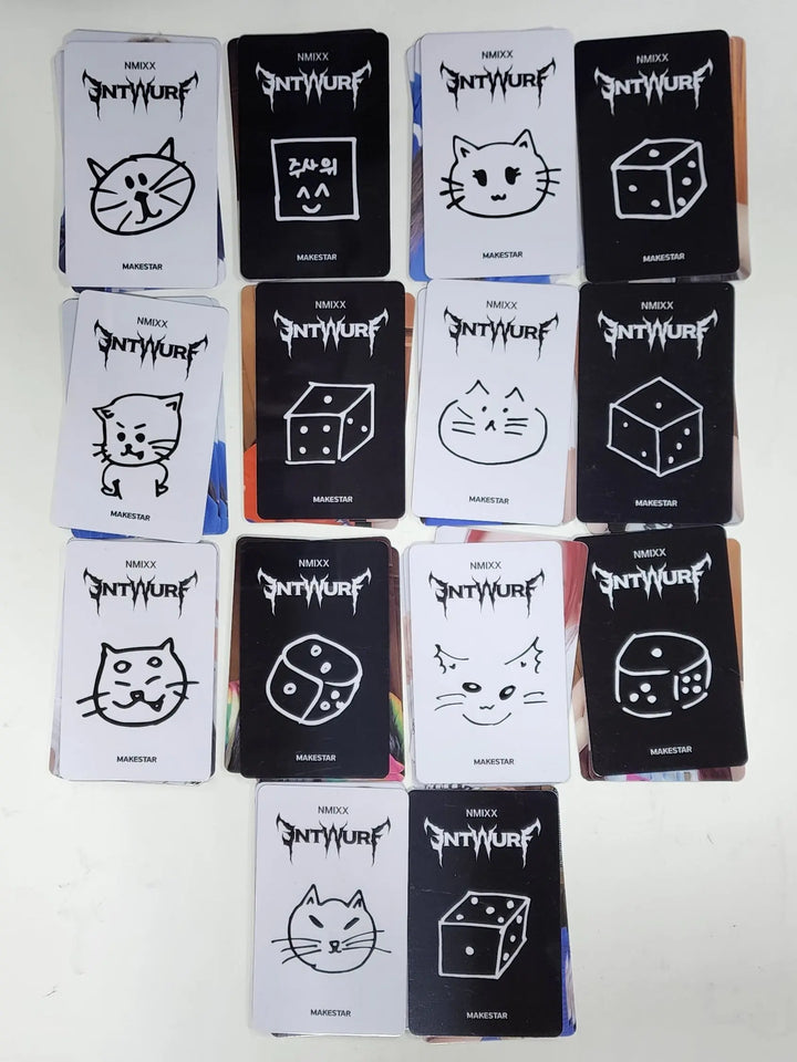 NMIXX 2nd Album "ENTWURF" - Makestar Lucky Draw Event PVC Photocard - HALLYUSUPERSTORE