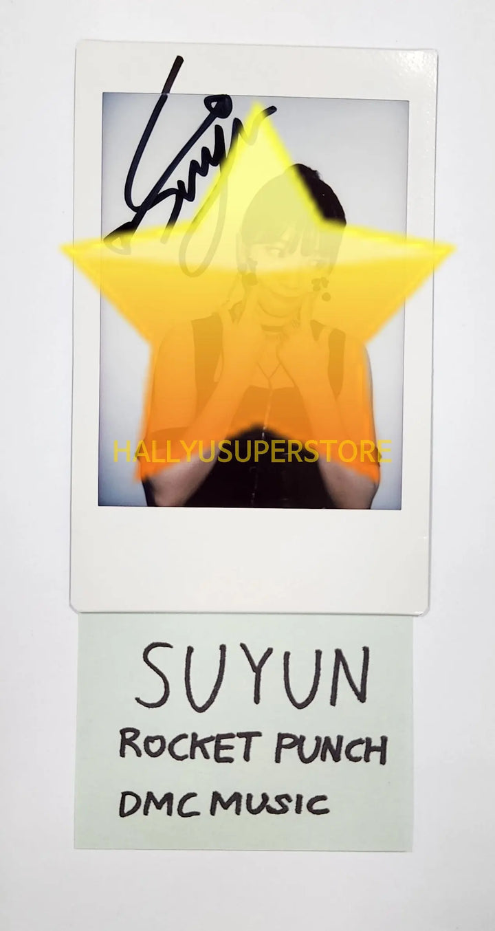 Suyun (Of Rocket Punch) 'FLASH ' - Hand Autographed(Signed) Polaroid - HALLYUSUPERSTORE