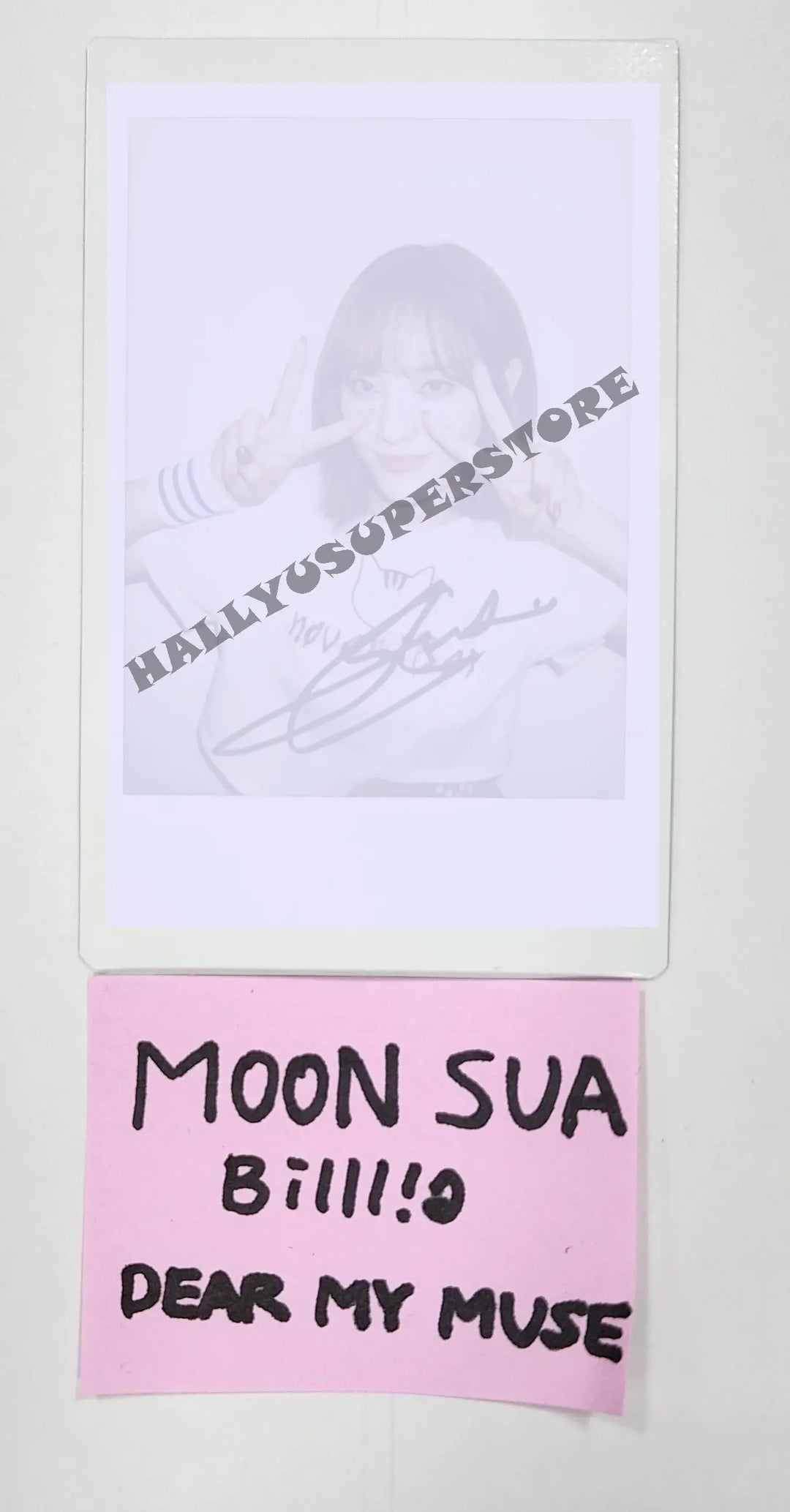 Moon Sua (Of Billlie) 'the Billage of perception : chapter two' - Hand Autographed(Signed) Polaroid - HALLYUSUPERSTORE